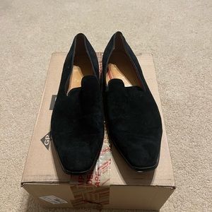 Men’s Christian Louboutin black suede shoes size 46 euro. Should fit size 12 men